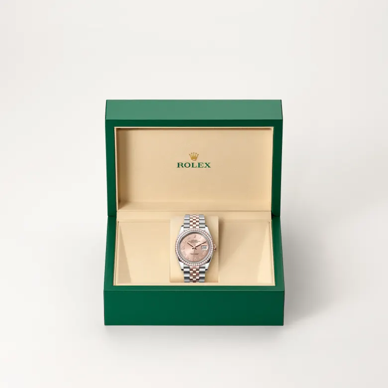Rolex Datejust 36腕錶永恒玫瑰金鋼(蠔式鋼與永恒玫瑰金的組合)款,M126281RBR-0037 - 慎昌鐘錶
