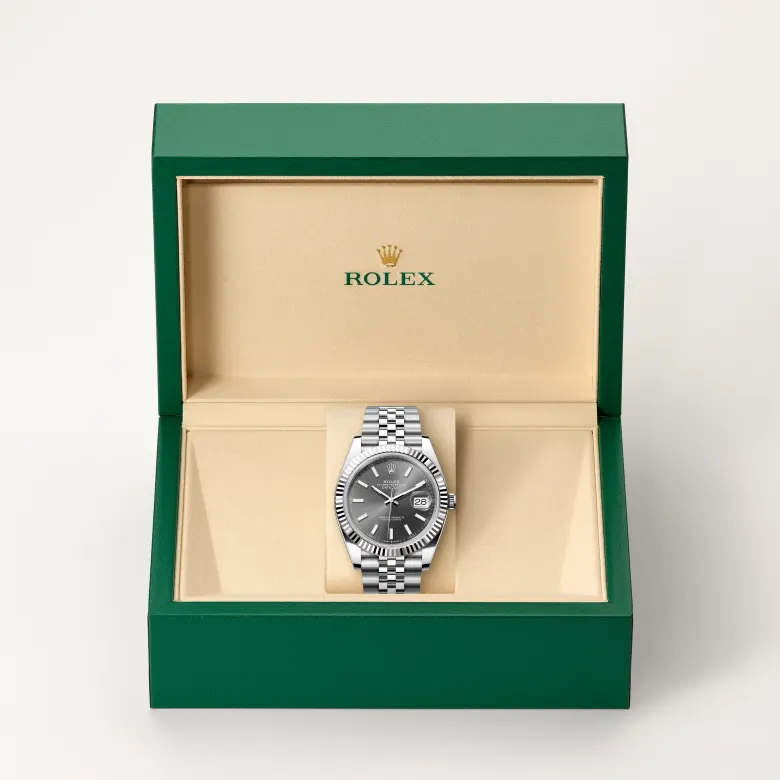 Rolex Datejust 41腕錶白色黃金鋼(蠔式鋼與白色黃金的組合)款,M126334-0014 - 慎昌鐘錶