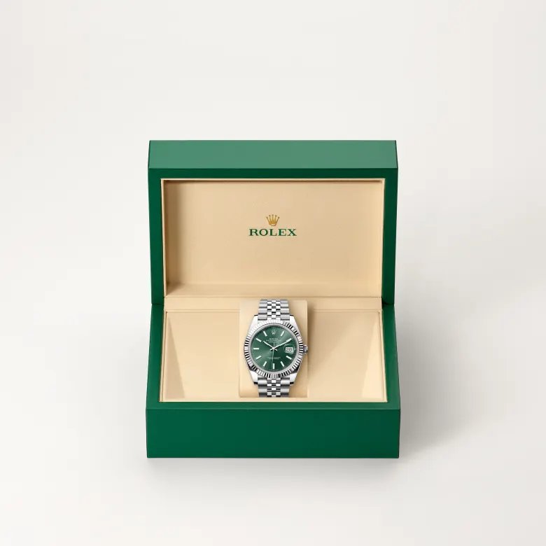 Rolex Datejust 41腕錶白色黃金鋼（蠔式鋼與白色黃金的組合）款，M126334-0028 - 慎昌鐘錶