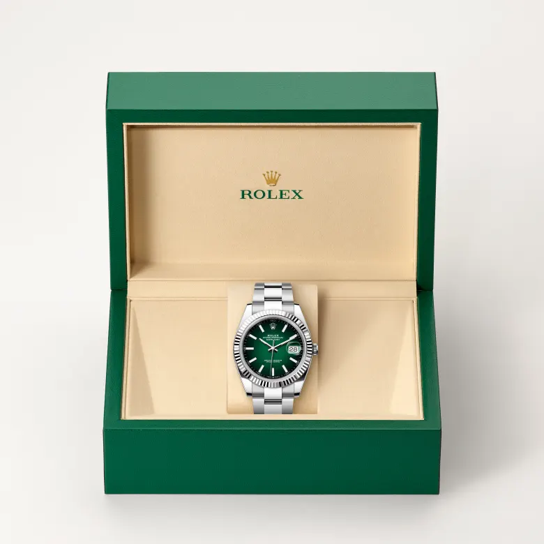 Rolex Datejust 41腕錶白色黃金鋼(蠔式鋼與白色黃金的組合)款,M126334-0033 - 慎昌鐘錶