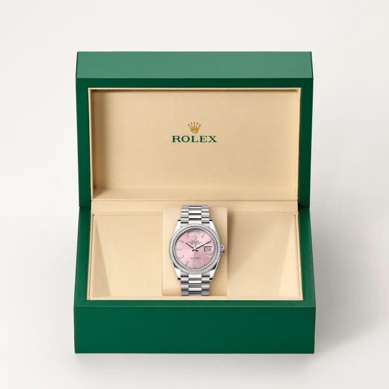 Rolex Day-Date 36腕錶18K白色黃金款,M128399TBR-0029 - 慎昌鐘錶