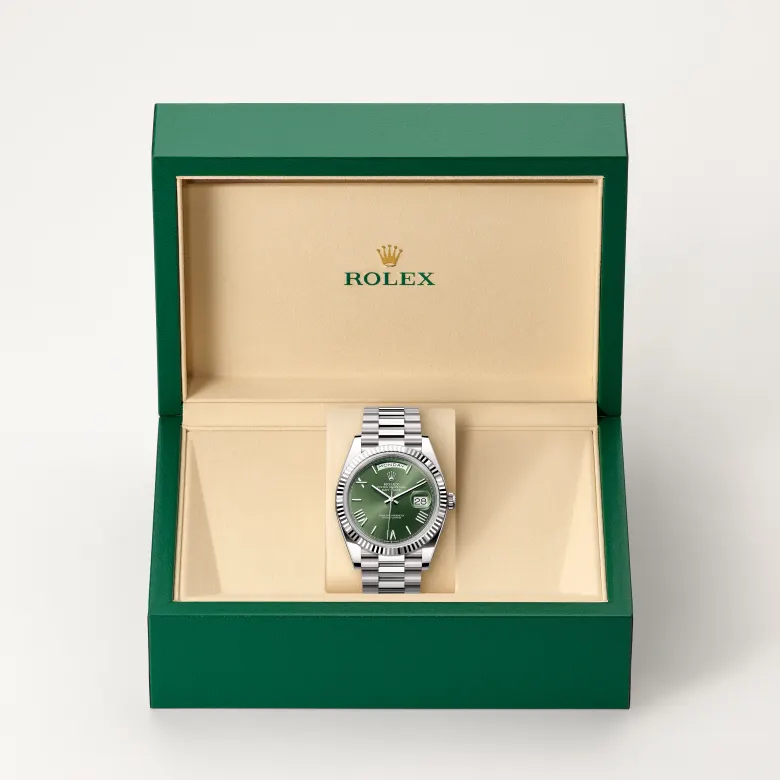 Rolex Day-Date 40腕錶18K白色黃金款，M228239-0033 - 慎昌鐘錶