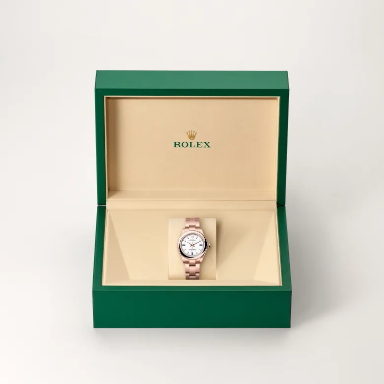 Rolex Oyster Perpetual 28腕錶18K永恒玫瑰金款,M276205-0002 - 慎昌鐘錶