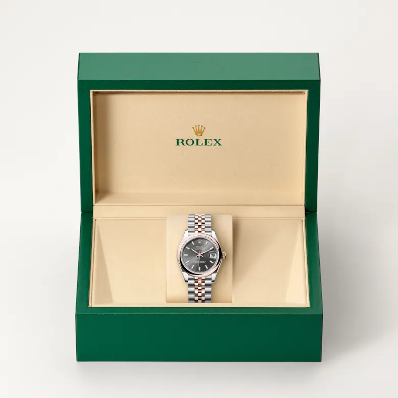 Rolex Datejust 31腕錶永恒玫瑰金鋼(蠔式鋼與永恒玫瑰金的組合)款,M278241-0018 - 慎昌鐘錶