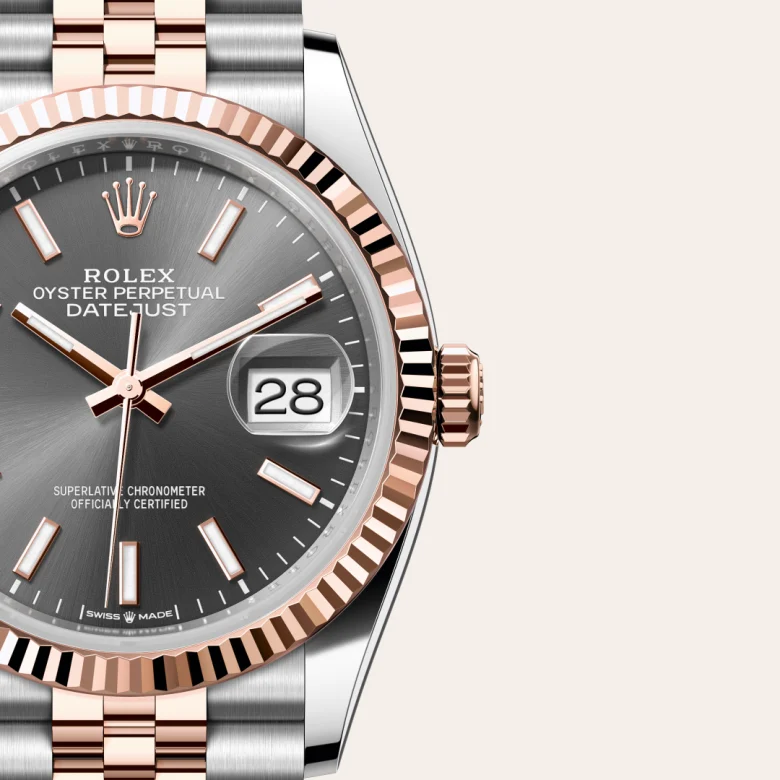 Rolex Datejust 36腕錶永恒玫瑰金鋼(蠔式鋼與永恒玫瑰金的組合)款,M126231-0013 - 慎昌鐘錶