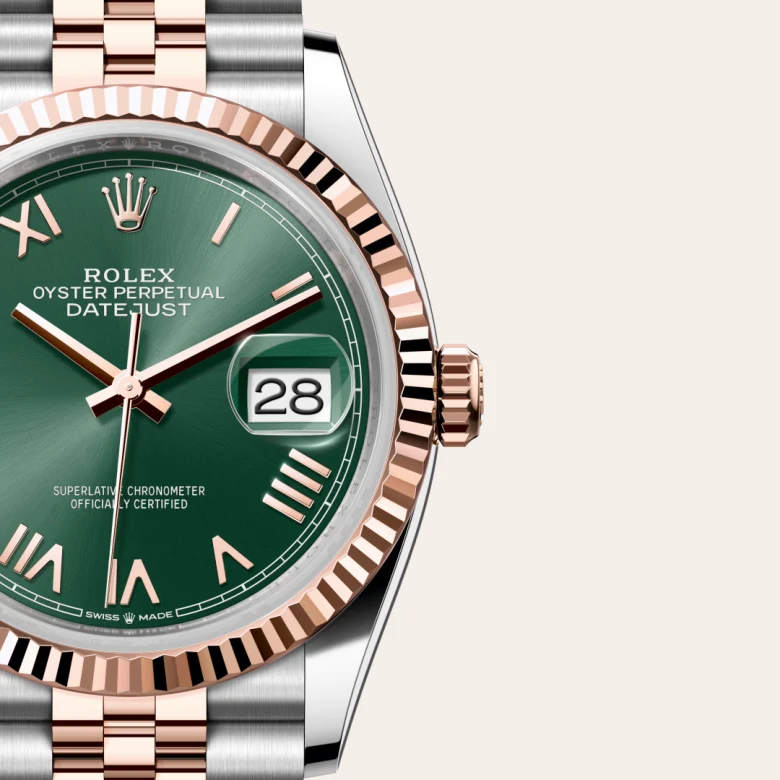Rolex Datejust 36腕錶永恒玫瑰金鋼（蠔式鋼與永恒玫瑰金的組合）款，M126231-0051 - 慎昌鐘錶