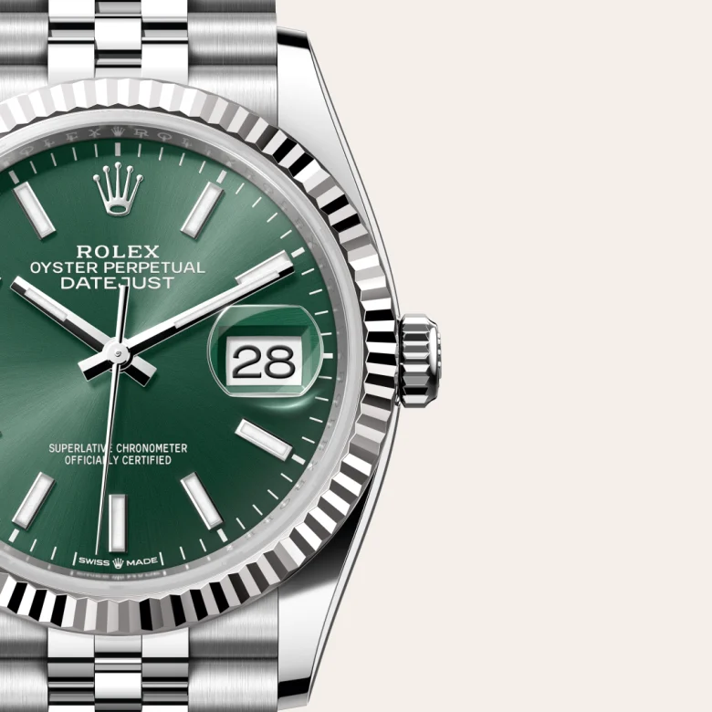 Rolex Datejust 36腕錶白色黃金鋼(蠔式鋼與白色黃金的組合)款,M126234-0051 - 慎昌鐘錶