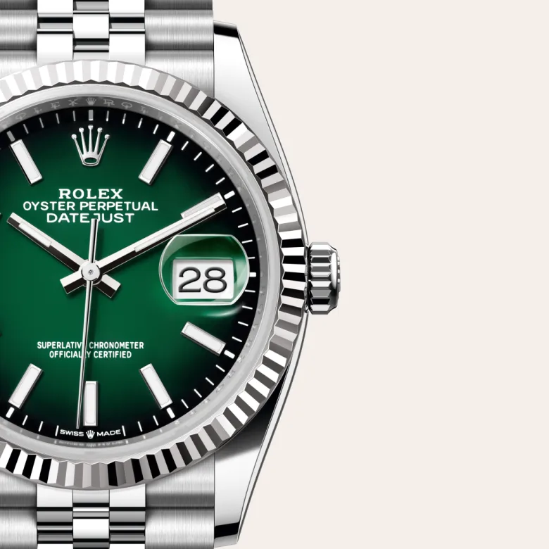 Rolex Datejust 36腕錶白色黃金鋼(蠔式鋼與白色黃金的組合)款,M126234-0059 - 慎昌鐘錶