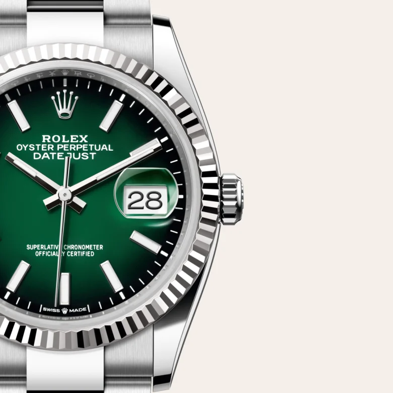 Rolex Datejust 36腕錶白色黃金鋼(蠔式鋼與白色黃金的組合)款,M126234-0060 - 慎昌鐘錶