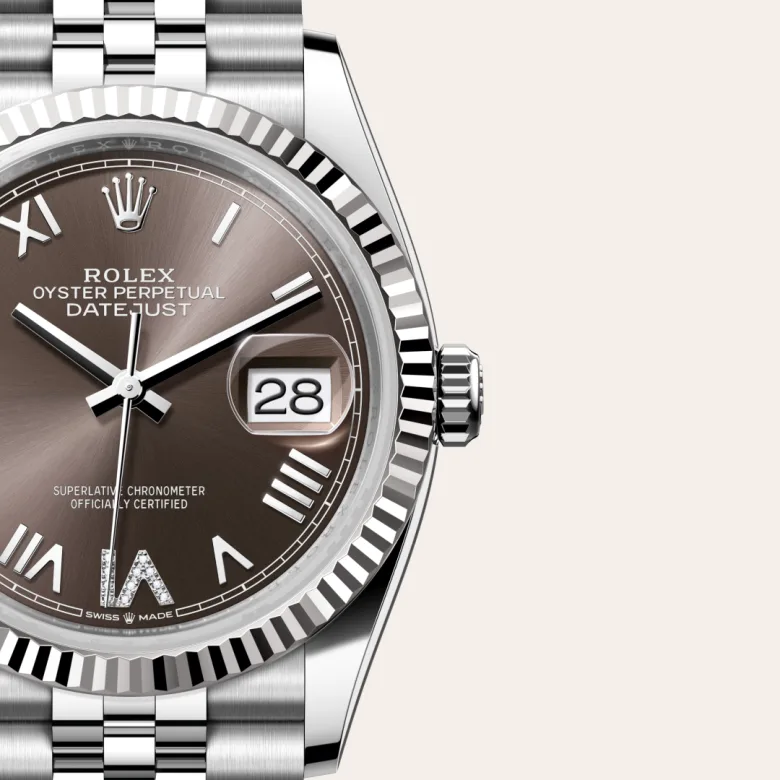 Rolex Datejust 36腕錶白色黃金鋼（蠔式鋼與白色黃金的組合）款，M126234-0071 - 慎昌鐘錶