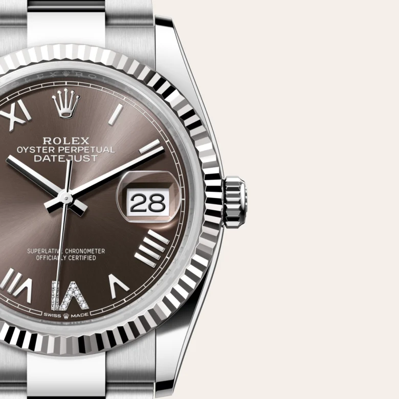 Rolex Datejust 36腕錶白色黃金鋼（蠔式鋼與白色黃金的組合）款，M126234-0072 - 慎昌鐘錶