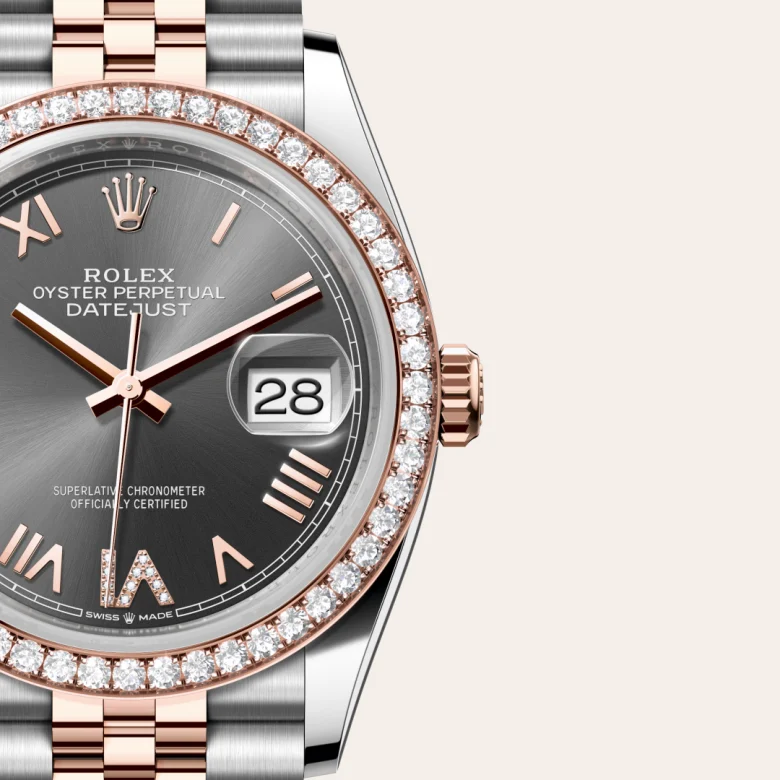 Rolex Datejust 36腕錶永恒玫瑰金鋼(蠔式鋼與永恒玫瑰金的組合)款,M126281RBR-0035 - 慎昌鐘錶
