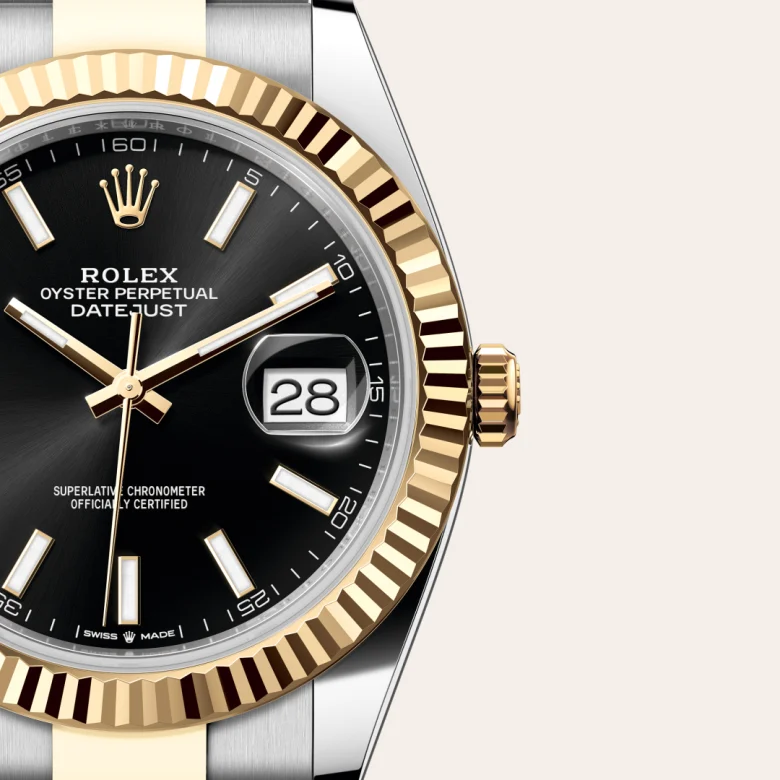 Rolex Datejust 41腕錶黃金鋼（蠔式鋼與黃金的組合）款，M126333-0013 - 慎昌鐘錶