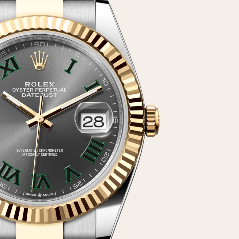 Rolex Datejust 41腕錶黃金鋼（蠔式鋼與黃金的組合）款，M126333-0019 - 慎昌鐘錶