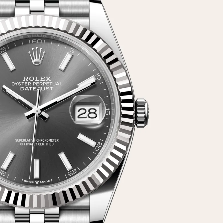 Rolex Datejust 41腕錶白色黃金鋼(蠔式鋼與白色黃金的組合)款,M126334-0014 - 慎昌鐘錶