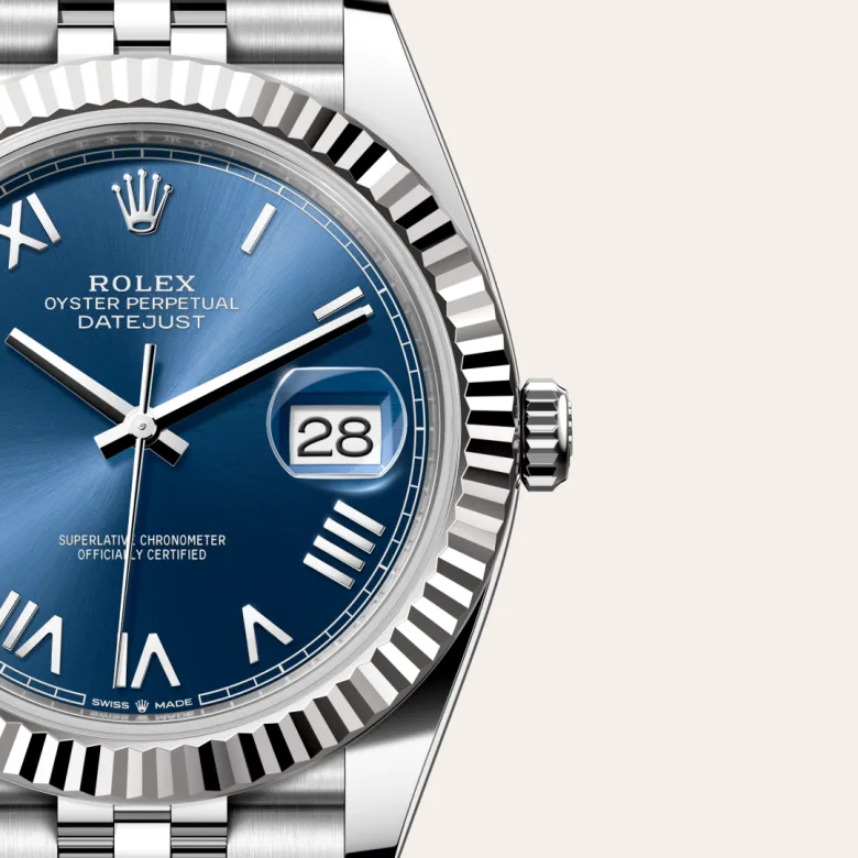 Rolex Datejust 41腕錶白色黃金鋼（蠔式鋼與白色黃金的組合）款，M126334-0038 - 慎昌鐘錶