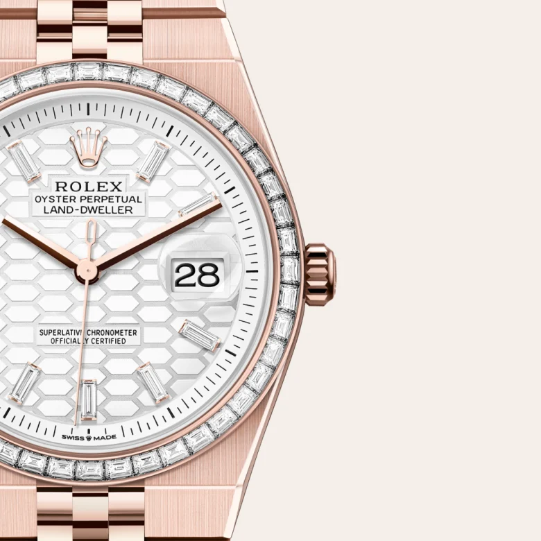 Rolex Land-Dweller 36腕錶18K永恒玫瑰金款，M127285TBR-0002 - 慎昌鐘錶