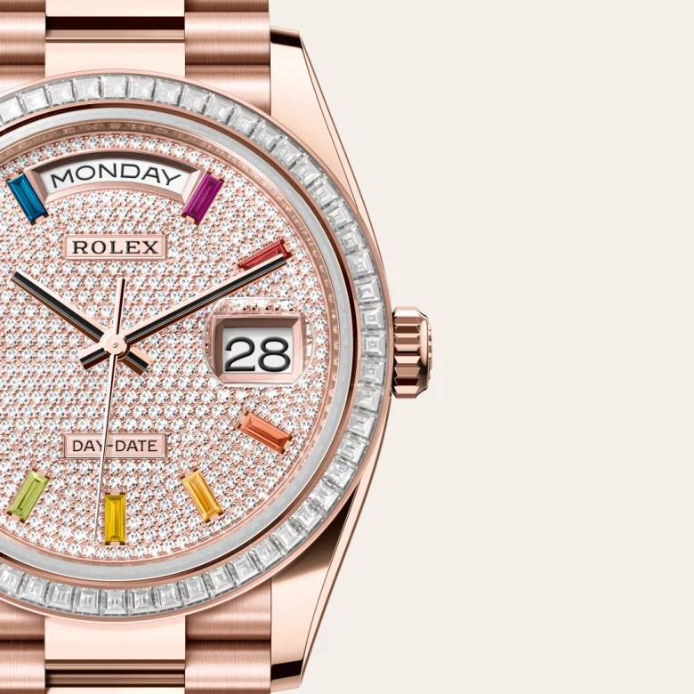 Rolex Day-Date 36腕錶18K永恒玫瑰金款，M128395TBR-0008 - 慎昌鐘錶