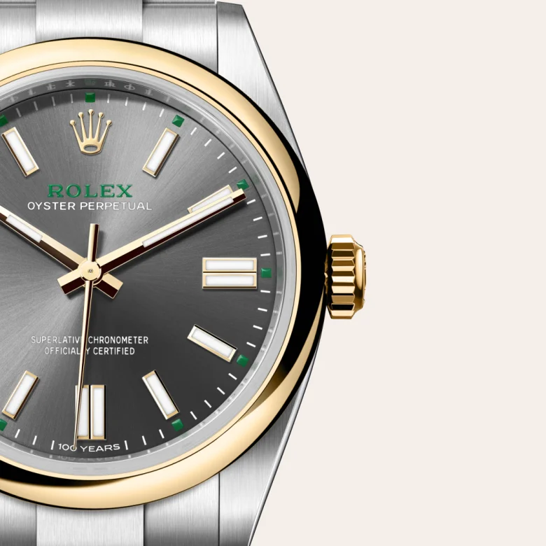 Rolex Oyster Perpetual 41腕錶黃金鋼（蠔式鋼與黃金的組合）款，M134303-0001 - 慎昌鐘錶
