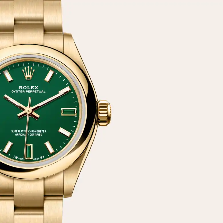 Rolex Oyster Perpetual 28腕錶18K黃金款，M276208-0002 - 慎昌鐘錶
