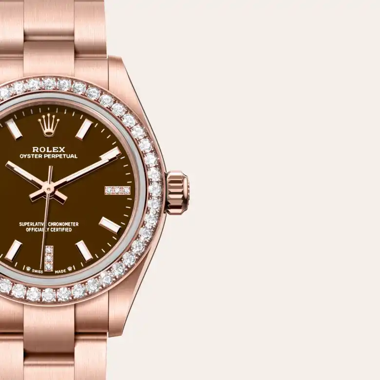 Rolex Oyster Perpetual 28腕錶18K永恒玫瑰金款，M276245RBR-0002 - 慎昌鐘錶