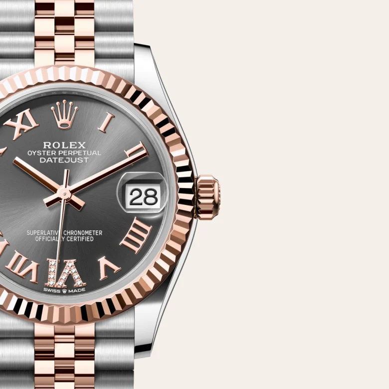 Rolex Datejust 31腕錶永恒玫瑰金鋼(蠔式鋼與永恒玫瑰金的組合)款,M278271-0030 - 慎昌鐘錶
