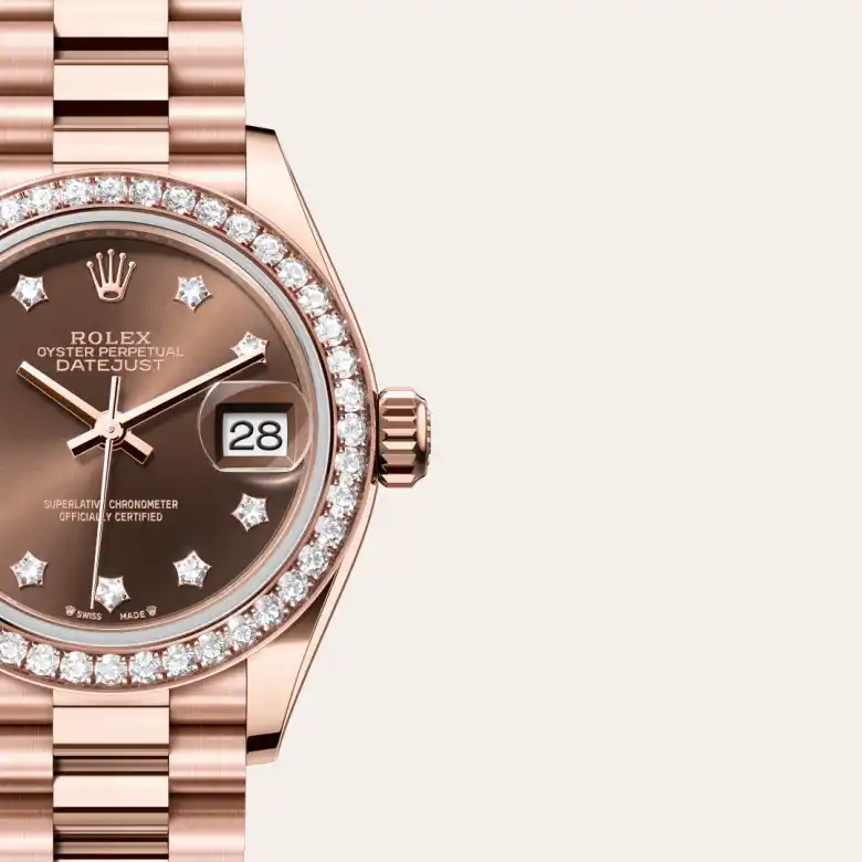 Rolex Lady-Datejust腕錶18K永恒玫瑰金款,M279135RBR-0001 - 慎昌鐘錶