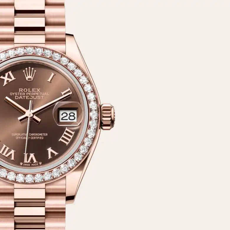 Rolex Lady-Datejust腕錶18K永恒玫瑰金款，M279135RBR-0016 - 慎昌鐘錶