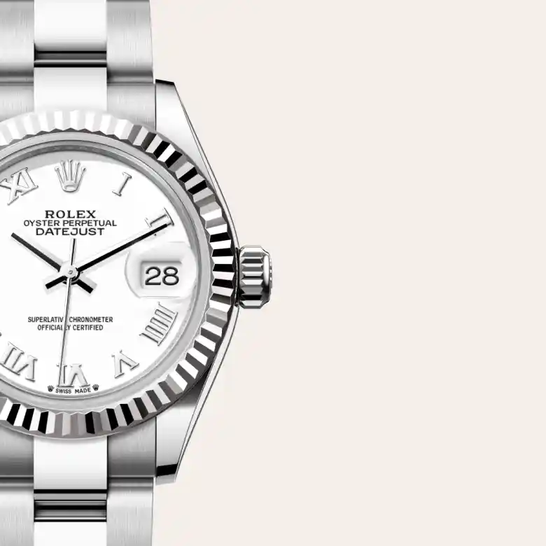 Rolex Lady-Datejust腕錶白色黃金鋼(蠔式鋼與白色黃金的組合)款,M279174-0020 - 慎昌鐘錶