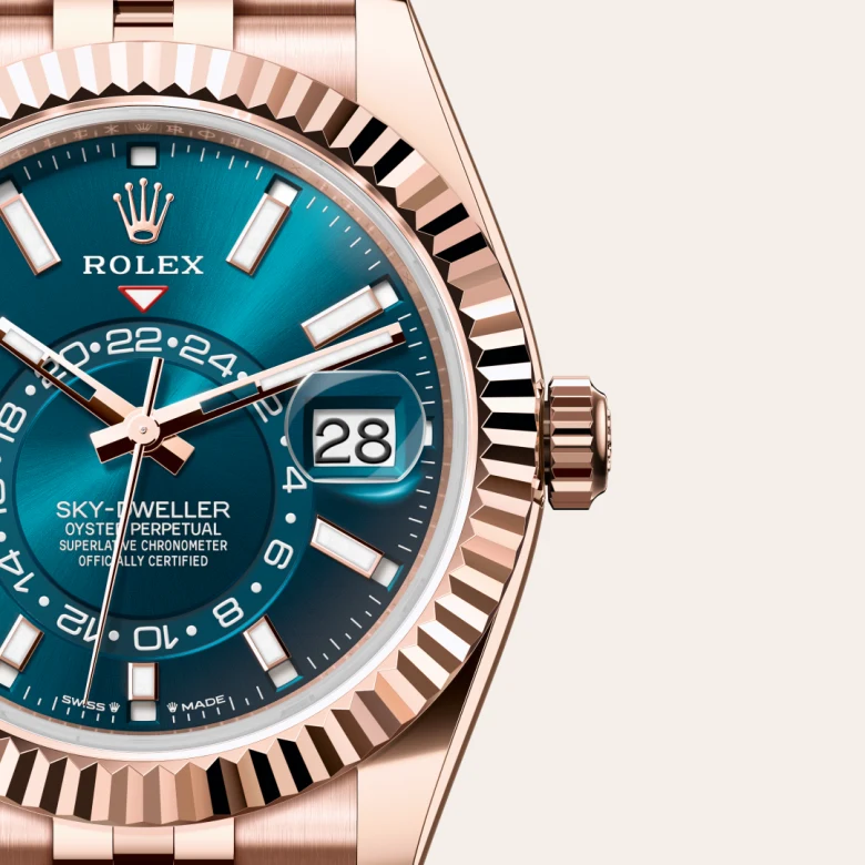 Rolex Sky-Dweller腕錶18K永恒玫瑰金款,M336935-0005 - 慎昌鐘錶