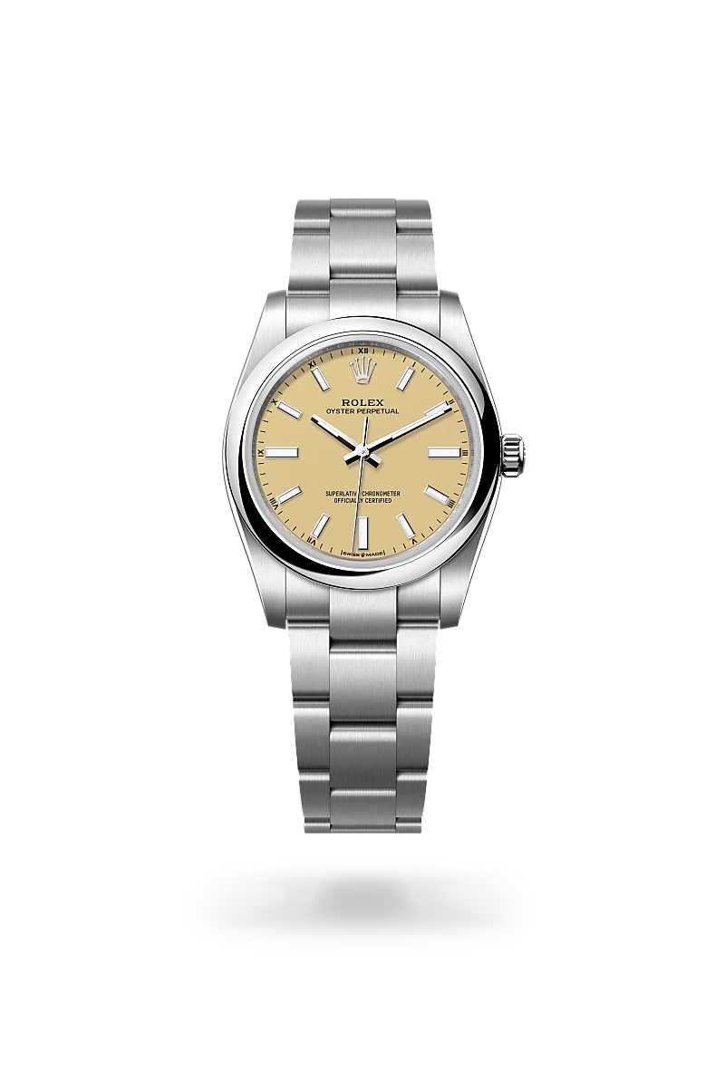 Rolex Oyster Perpetual 34 腕錶 蠔式，34毫米，蠔式鋼，M124200-0007 - 慎昌鐘錶