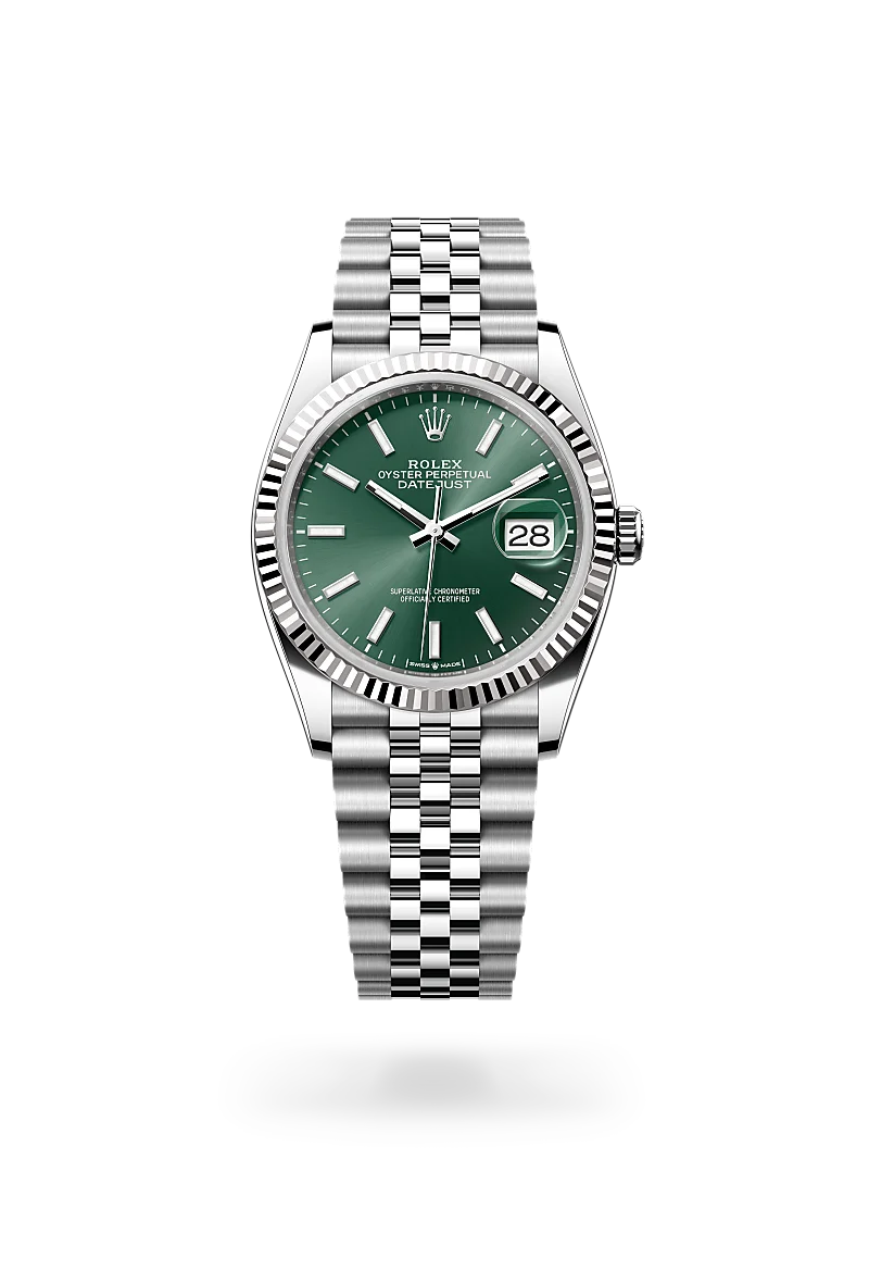 Rolex Datejust 36 腕錶 蠔式，36毫米，白色黃金及蠔式鋼，M126234-0051 - 慎昌鐘錶