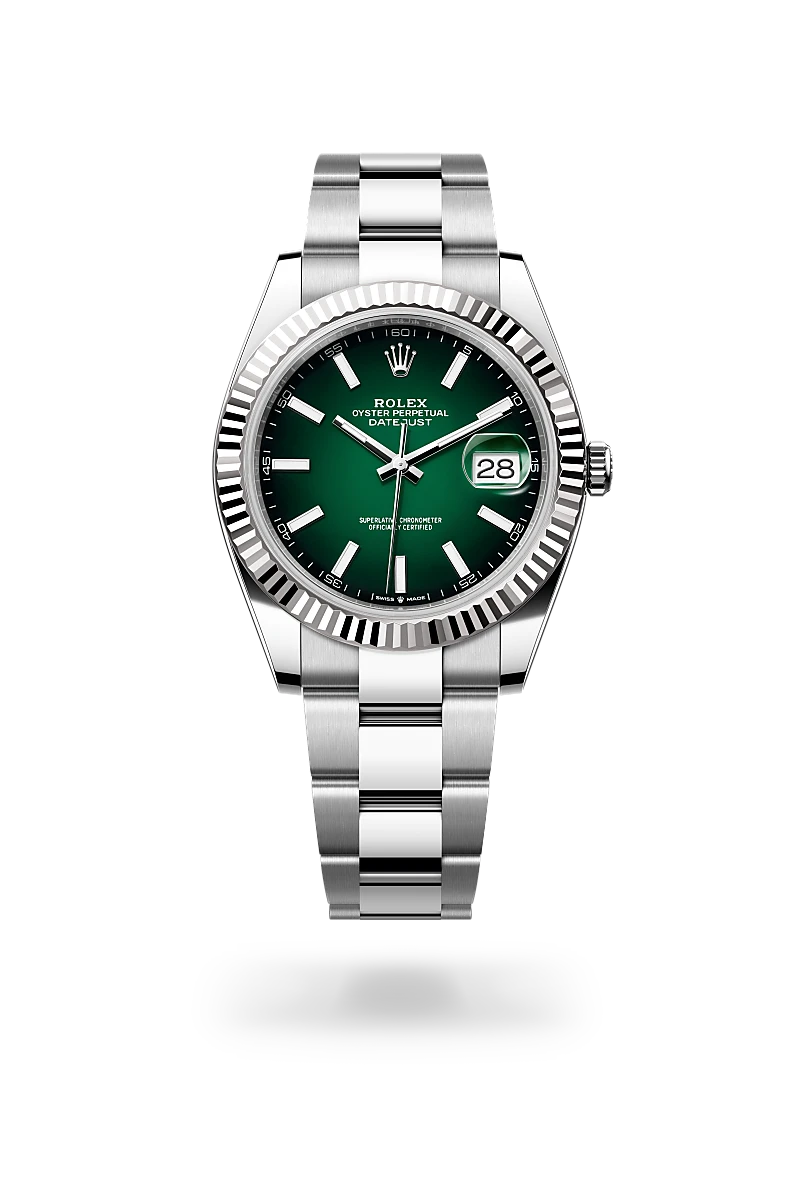Rolex Datejust 41 腕錶 蠔式，41毫米，白色黃金及蠔式鋼，M126334-0033 - 慎昌鐘錶