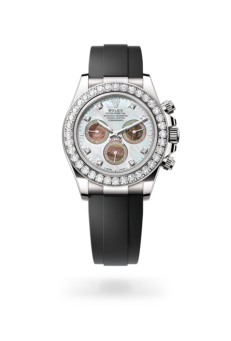 Rolex Cosmograph Daytona 腕錶 蠔式，40毫米，鑽石及白色黃金，M126589RBR-0001 - 慎昌鐘錶