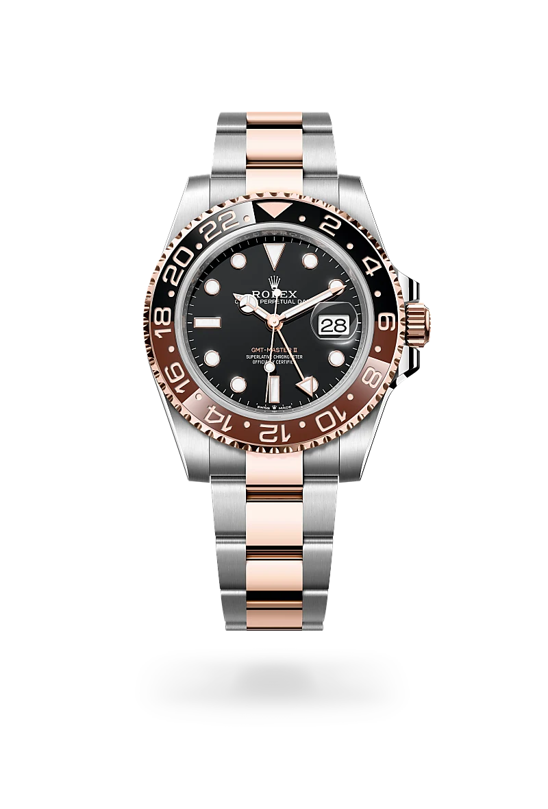 Rolex GMT-Master II 腕錶 蠔式，40毫米，永恒玫瑰金及蠔式鋼，M126711CHNR-0002 - 慎昌鐘錶