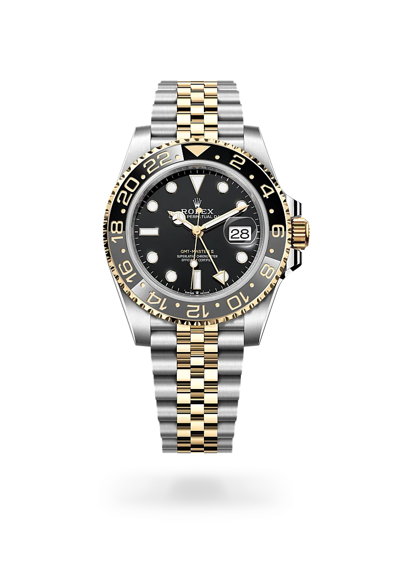 Rolex GMT-Master II 腕錶 蠔式，40毫米，黃金及蠔式鋼，M126713GRNR-0001 - 慎昌鐘錶