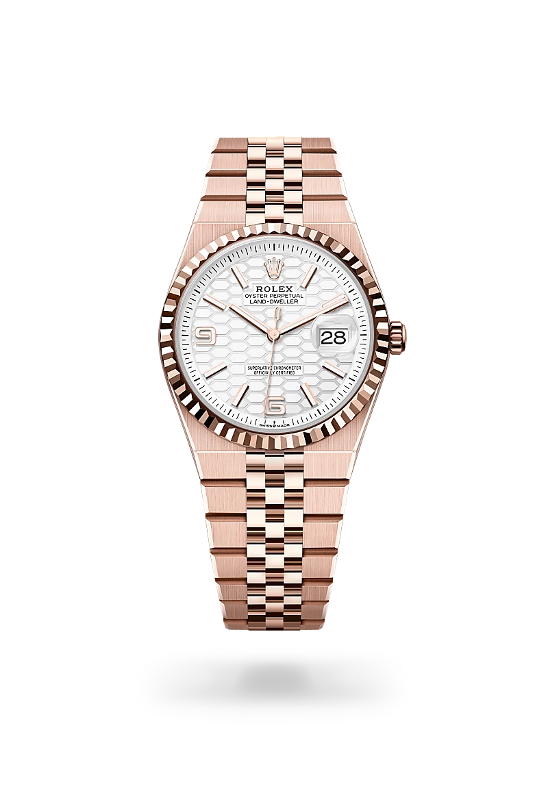 Rolex Land-Dweller 36 腕錶 蠔式，36毫米，永恒玫瑰金，M127235-0001 - 慎昌鐘錶