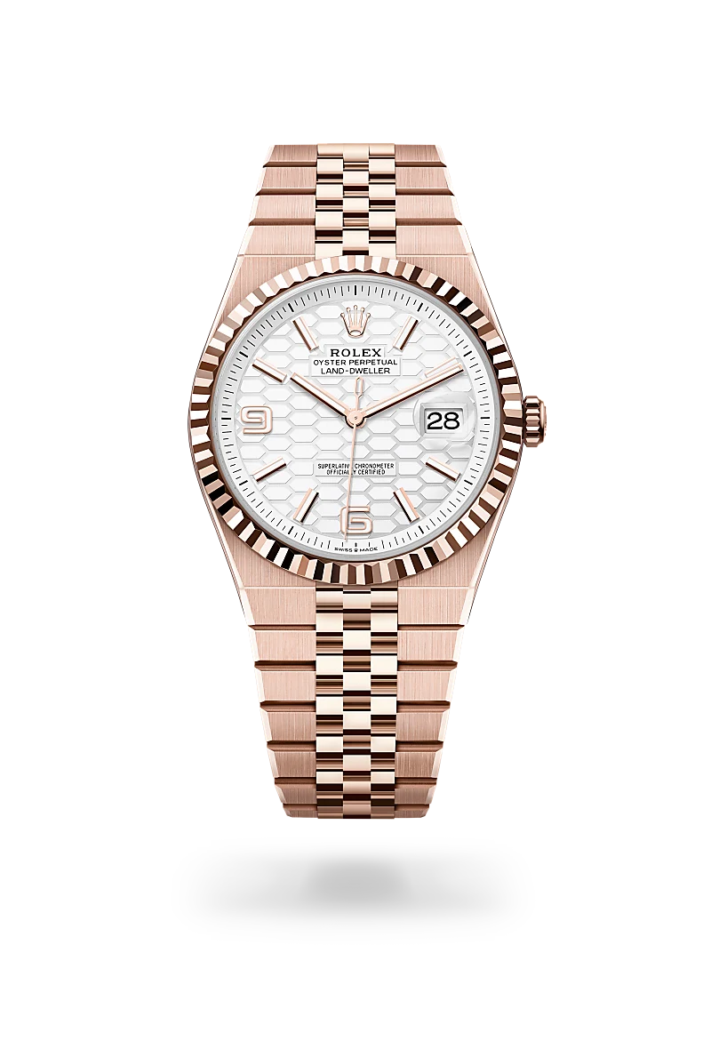 Rolex Land-Dweller 40 腕錶 蠔式，40毫米，永恒玫瑰金，M127335-0001 - 慎昌鐘錶