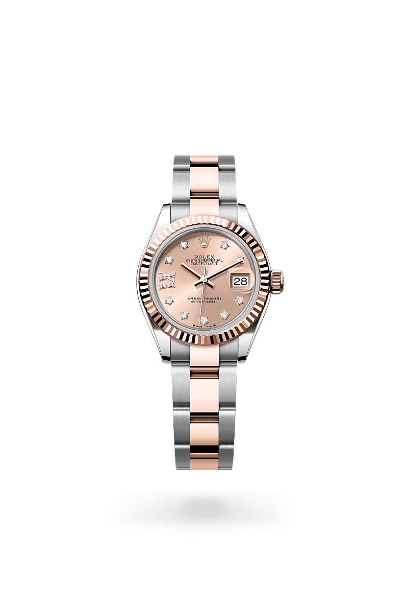 Rolex Lady-Datejust 腕錶 蠔式，28毫米，永恒玫瑰金及蠔式鋼，M279171-0028 - 慎昌鐘錶