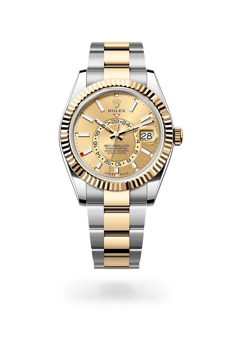 Rolex Sky-Dweller 腕錶 蠔式，42毫米，黃金及蠔式鋼，M336933-0001 - 慎昌鐘錶
