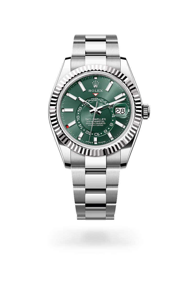 Rolex Sky-Dweller 腕錶 蠔式，42毫米，白色黃金及蠔式鋼，M336934-0001 - 慎昌鐘錶