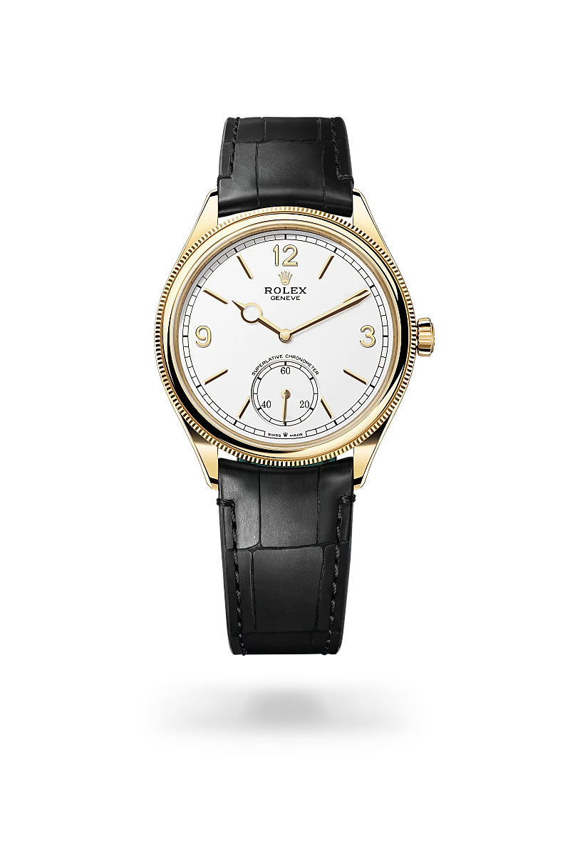 Rolex 1908 腕錶 39毫米，18K黃金，磨光效果，M52508-0005 - 慎昌鐘錶