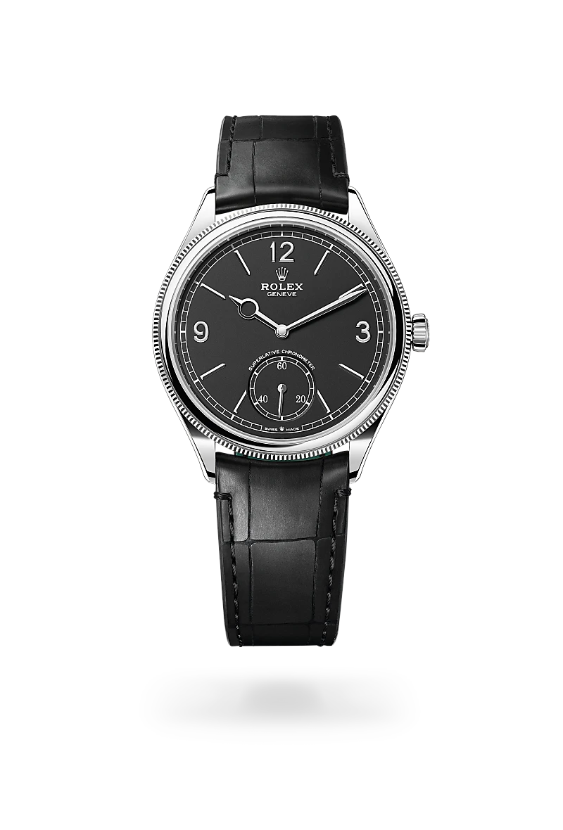 Rolex 1908 腕錶 39毫米，18K白色黃金，磨光效果，M52509-0002 - 慎昌鐘錶