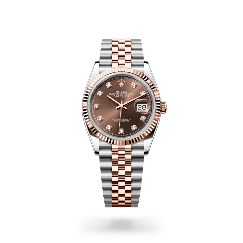 Rolex Datejust 36腕錶永恒玫瑰金鋼（蠔式鋼與永恒玫瑰金的組合）款，M126231-0053 - 慎昌鐘錶