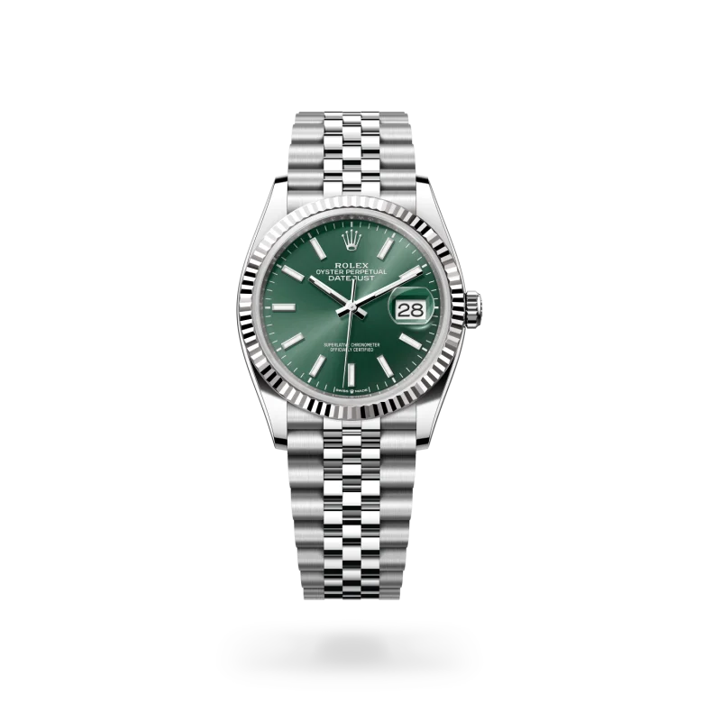 Rolex Datejust 36腕錶白色黃金鋼（蠔式鋼與白色黃金的組合）款，M126234-0051 - 慎昌鐘錶
