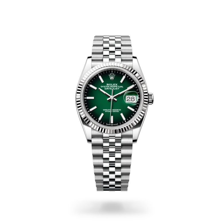 Rolex Datejust 36腕錶白色黃金鋼（蠔式鋼與白色黃金的組合）款，M126234-0059 - 慎昌鐘錶