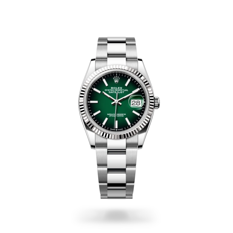 Rolex Datejust 36腕錶白色黃金鋼（蠔式鋼與白色黃金的組合）款，M126234-0060 - 慎昌鐘錶