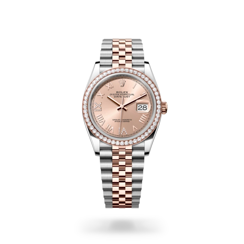 Rolex Datejust 36腕錶永恒玫瑰金鋼（蠔式鋼與永恒玫瑰金的組合）款，M126281RBR-0037 - 慎昌鐘錶