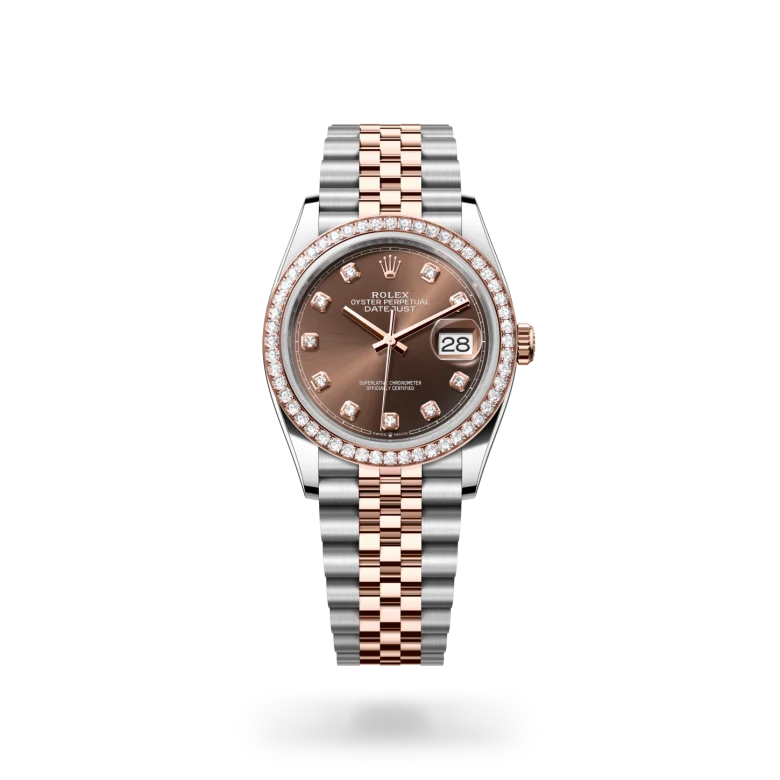 Rolex Datejust 36腕錶永恒玫瑰金鋼（蠔式鋼與永恒玫瑰金的組合）款，M126281RBR-0041 - 慎昌鐘錶