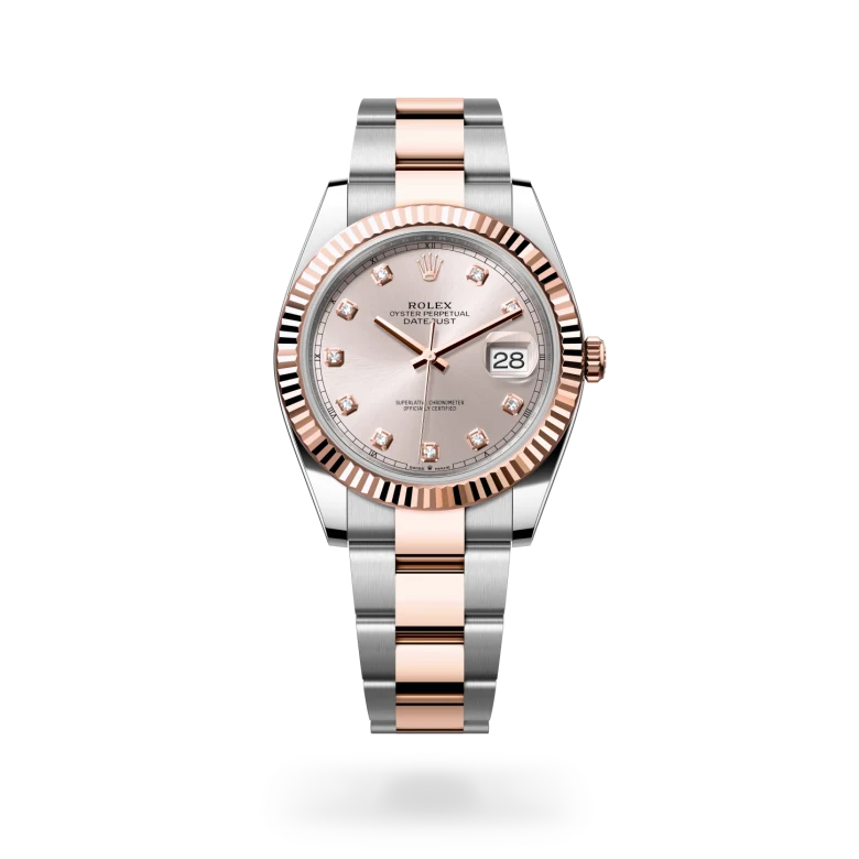 Rolex Datejust 41腕錶永恒玫瑰金鋼（蠔式鋼與永恒玫瑰金的組合）款，M126331-0007 - 慎昌鐘錶